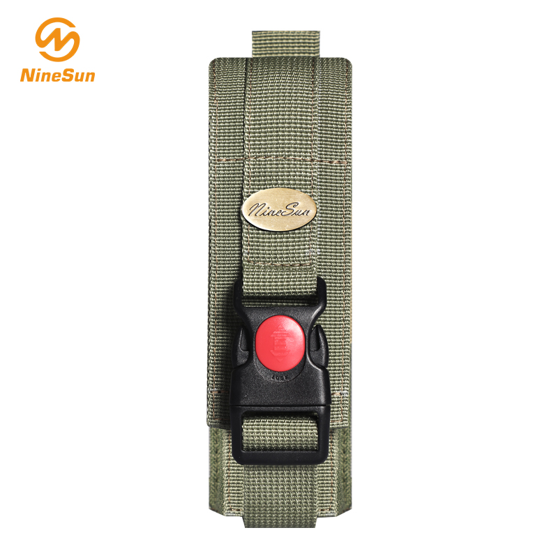 Vỏ đèn pin Webbing màu xanh lá cây -NS-FL-180003