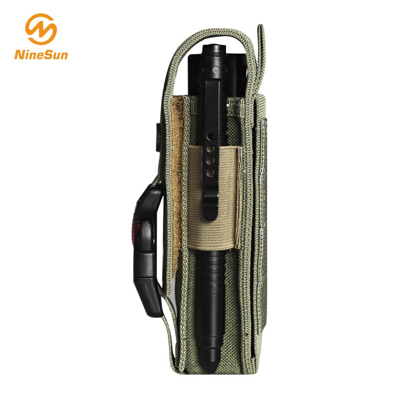 Vỏ đèn pin Webbing màu xanh lá cây -NS-FL-180003