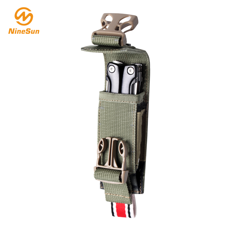 Vỏ dao gấp nhỏ bằng nylon màu xanh lá cây- NS-KF-180012
