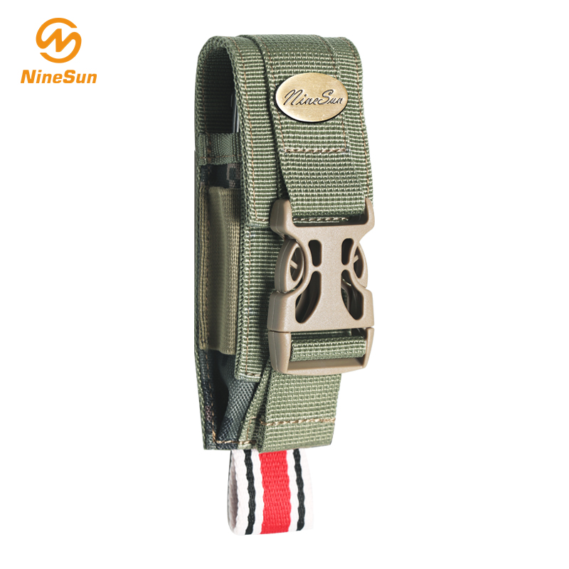 Vỏ dao gấp nhỏ bằng nylon màu xanh lá cây- NS-KF-180012