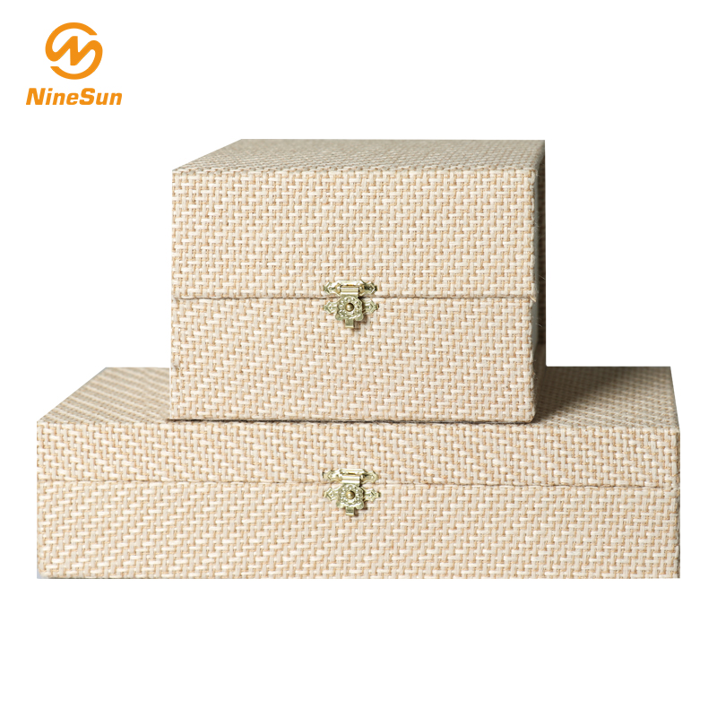Nhà máy chuyên nghiệp Cung cấp phổ biến Nhẫn di động Bông tai Lưu trữ Vải Trang sức Hộp