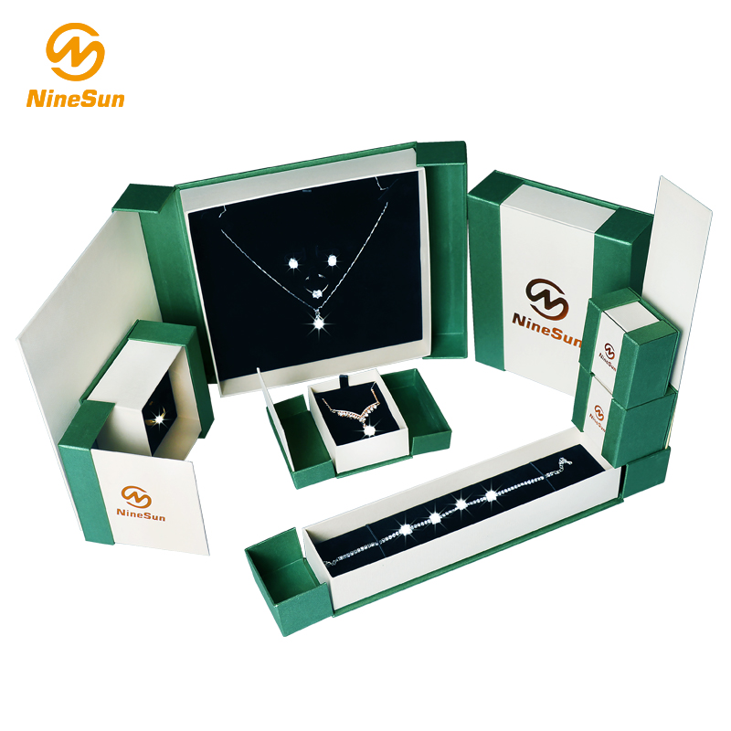 Giá rẻ Logo tùy chỉnh In White Tông Quà tặng Hộp trang sức